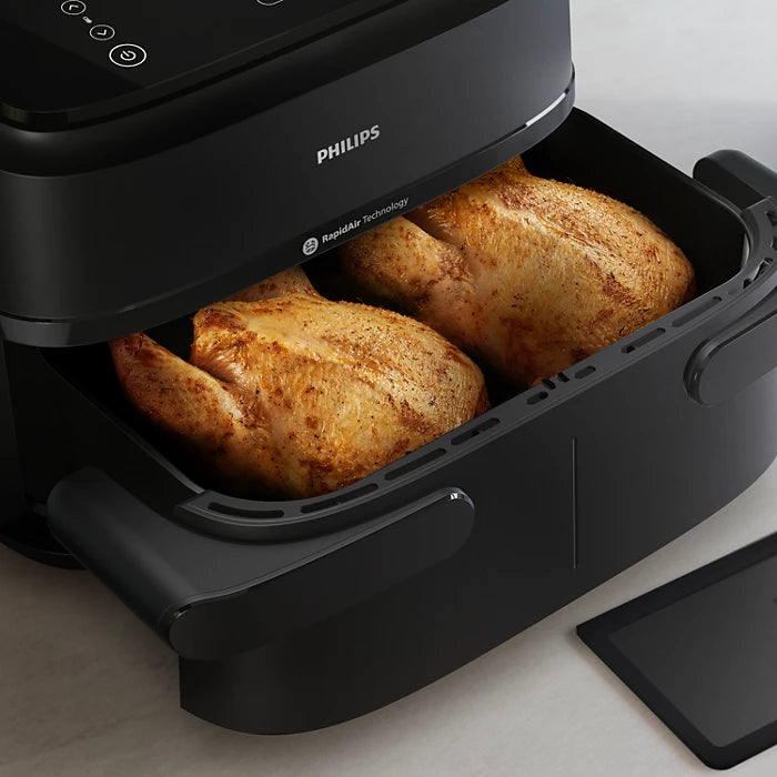 Philips 1000 Series Airfryer Dual Basket  – 7.1L Compact Design