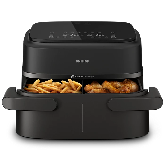 Philips 1000 Series Airfryer Dual Basket  – 7.1L Compact Design