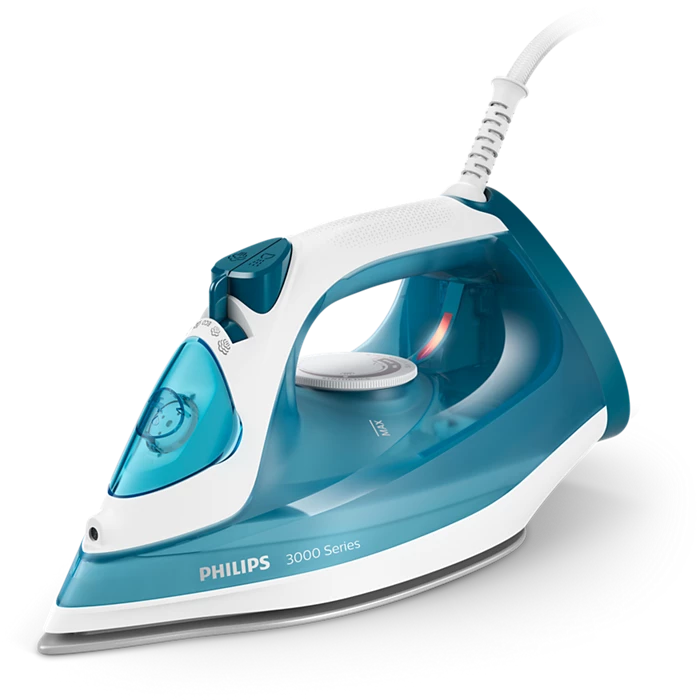 Philips 3000 Series Steam Iron – Powerful Ceramic Soleplate