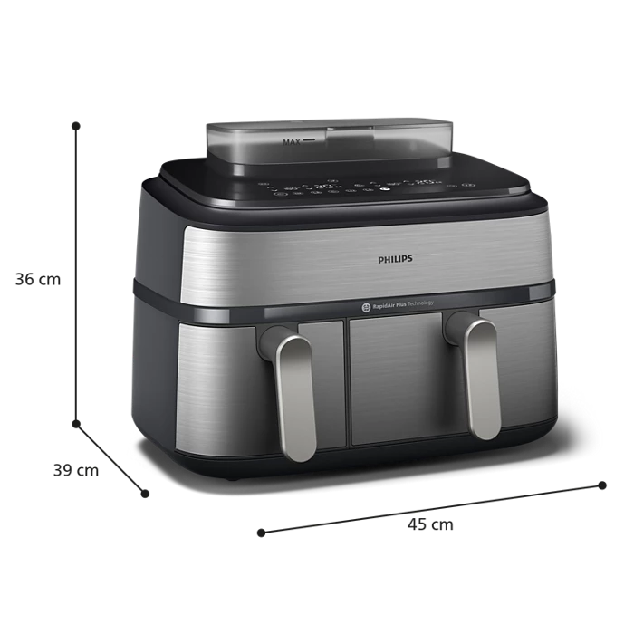 Philips 5000 Series Dual Basket Airfryer | 9L | NA555/09